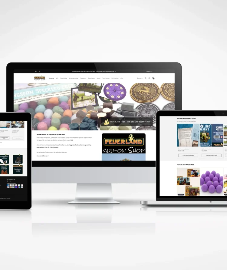 Feuerland Mockup Devices